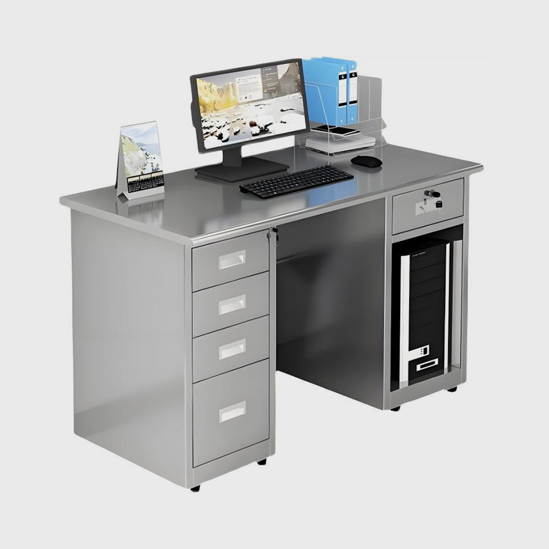 Scrivania per computer antipolvere in acciaio inossidabile