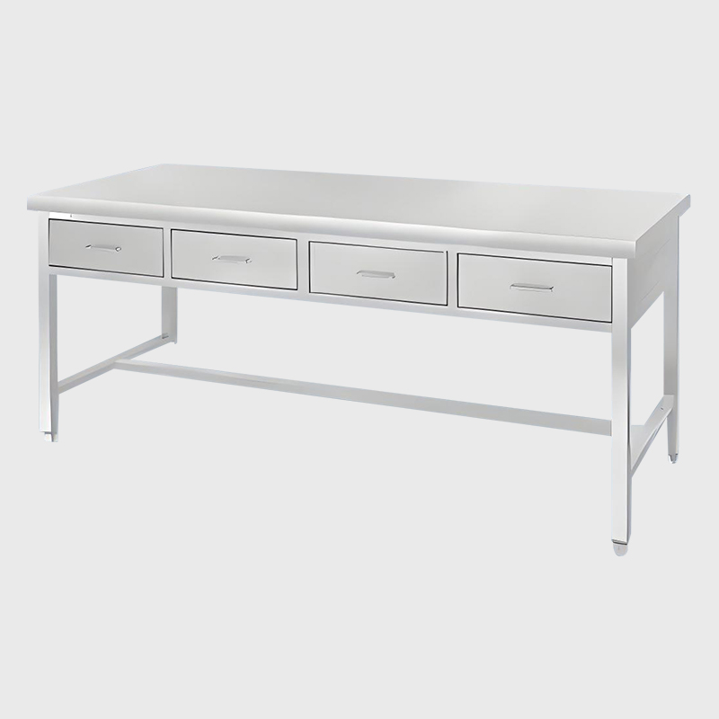 Tavolo da lavoro in acciaio inossidabile CSSD ospedaliero